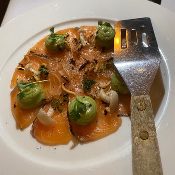 LPM Restaurant & Bar - Salmon Carpaccio - French Near Me - Miami, Florida LPM Restaurant & Bar - Salmon Carpaccio - French Near Me - Miami, Florida