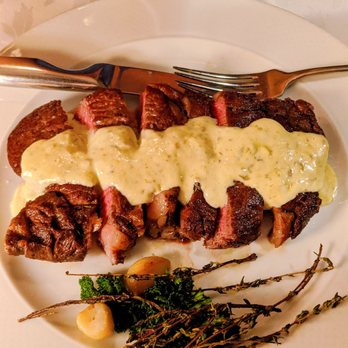 Le Crocodile Restaurant - Ribeye with bernaise - French Near Me - Vancouver, British Columbia Le Crocodile Restaurant - Ribeye with bernaise - French Near Me - Vancouver, British Columbia