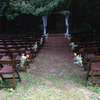 OVY Camp & Event Center - Redwood grove ceremony! - Venues & Event Spaces Near Me - San Gregorio, California