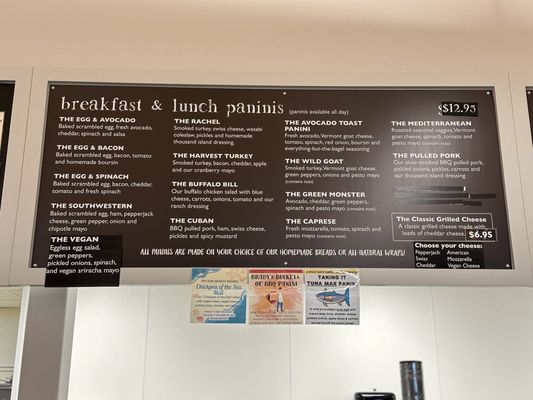 Menu photo 1 Wild Oats Bakery & Cafe Brunswick, ME