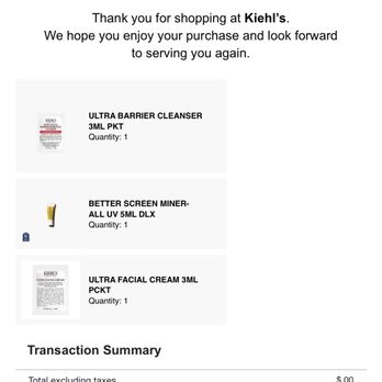 Kiehl's Since 1851 - The samples I got - Cosmetics & Beauty Supply Near Me - Glendale, California Kiehl's Since 1851 - The samples I got - Cosmetics & Beauty Supply Near Me - Glendale, California