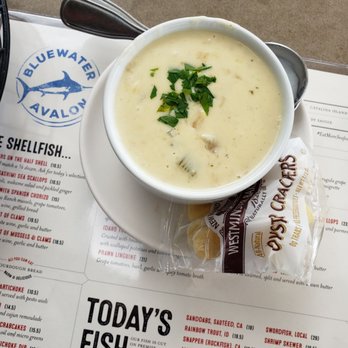Bluewater Avalon - Cup of New England Clam Chowder - Seafood Near Me - Avalon, California Bluewater Avalon - Cup of New England Clam Chowder - Seafood Near Me - Avalon, California