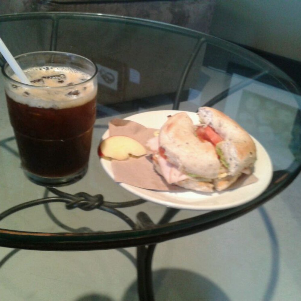 The Wired Monk Coffee Bistro - Iced Americano and a California Bagel breakfast sandwich - Coffee & Tea Near Me - Halifax, Nova Scotia The Wired Monk Coffee Bistro - Iced Americano and a California Bagel breakfast sandwich - Coffee & Tea Near Me - Halifax, Nova Scotia