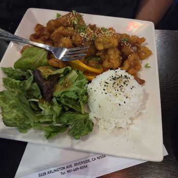 Sushi OK - Orange chicken plate - Sushi Bars Near Me - Riverside, California