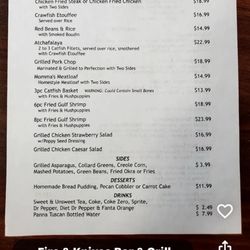 Fire And Knives Bar And Grill - Menu
