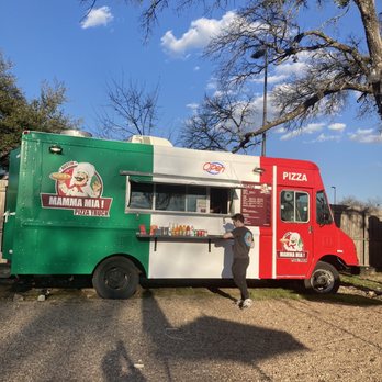 The Hungry Yard - Wonderful light veggie pizza slice. Enjoyed those fresh from scratch garlic knots too. - Food Trucks Near Me - Austin, Texas The Hungry Yard - Wonderful light veggie pizza slice. Enjoyed those fresh from scratch garlic knots too. - Food Trucks Near Me - Austin, Texas