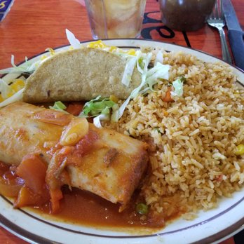Super A's - Tamale with taco and rice - Mexican Near Me - Costa Mesa, California