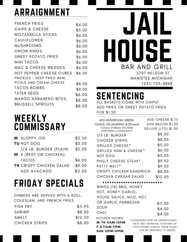 Jailhouse Bar Logo