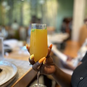 One Flew South - Mango Nectar Mimosa - Bars Near Me - Atlanta, Georgia