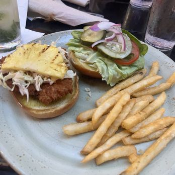 Three's Bar & Grill - Coconut Crusted Fish Sandwich - Asian Fusion Near Me - Kihei, Hawaii