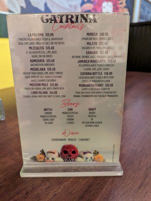 Menu photo 3 Catrina Tacos & Tequila Mount Vernon, WA