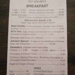 Keag Store - Menu