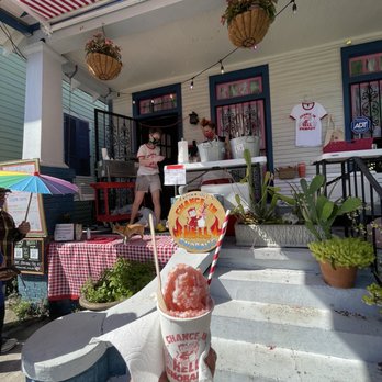 Chance In Hell Snowballs - Strawberries and Cream (adult) BEST SNOWBALL ever! - Shaved Ice Near Me - New Orleans, Louisiana Chance In Hell Snowballs - Strawberries and Cream (adult) BEST SNOWBALL ever! - Shaved Ice Near Me - New Orleans, Louisiana