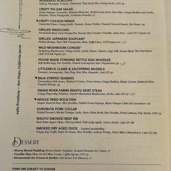Kingfisher - 4/3/25 menu - Vietnamese Near Me - San Diego, California Kingfisher - 4/3/25 menu - Vietnamese Near Me - San Diego, California