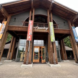 Exterior outside entrance of World Forestry Center - Entrance. - Portland, Oregon Exterior outside entrance of World Forestry Center - Entrance. - Portland, Oregon