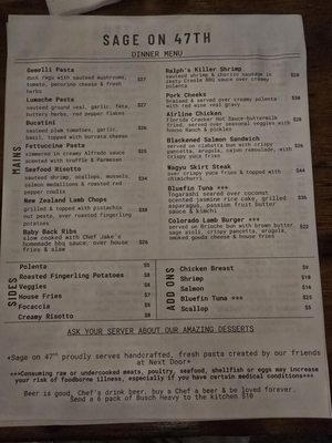 Menu photo 2 Sage on 47th Cape Coral, FL Menu photo 2 Sage on 47th Cape Coral, FL