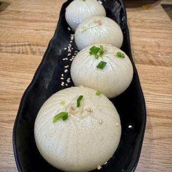 Dough Zone Dumpling House - Q-bao pan fried pork buns - Noodles Near Me - Campbell, California Dough Zone Dumpling House - Q-bao pan fried pork buns - Noodles Near Me - Campbell, California