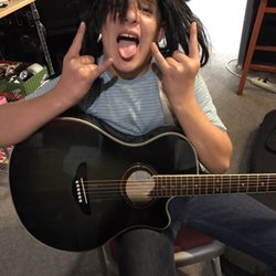Elf Corps Studio - Having a laugh with the "cool guy" wig.