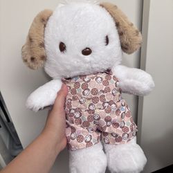 Chocolate Chip Pochacco with his outfit on
