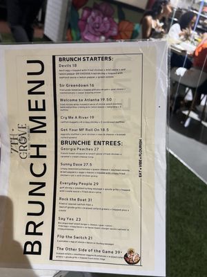 Menu photo 7 7th + Grove Tampa, FL