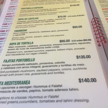 Vegan Planet - Menu#2 - Gluten-Free Near Me - Cancún, ROO