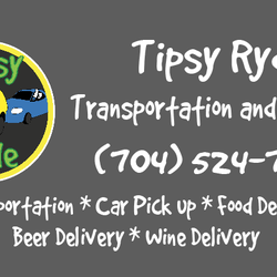Tipsy Ryde - Now offering curbside Food, Beer, Wine & Liquor Delivery