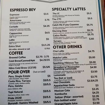 Gravel and Grind - Menu - Coffee & Tea Near Me - Frederick, Maryland Gravel and Grind - Menu - Coffee & Tea Near Me - Frederick, Maryland