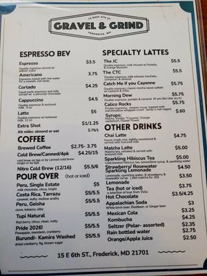 Menu photo 2 Gravel and Grind Frederick, MD Menu photo 2 Gravel and Grind Frederick, MD