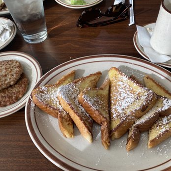 Waterfalls Cafe - French toast with patty sausage. - American Near Me - Magnolia, Texas