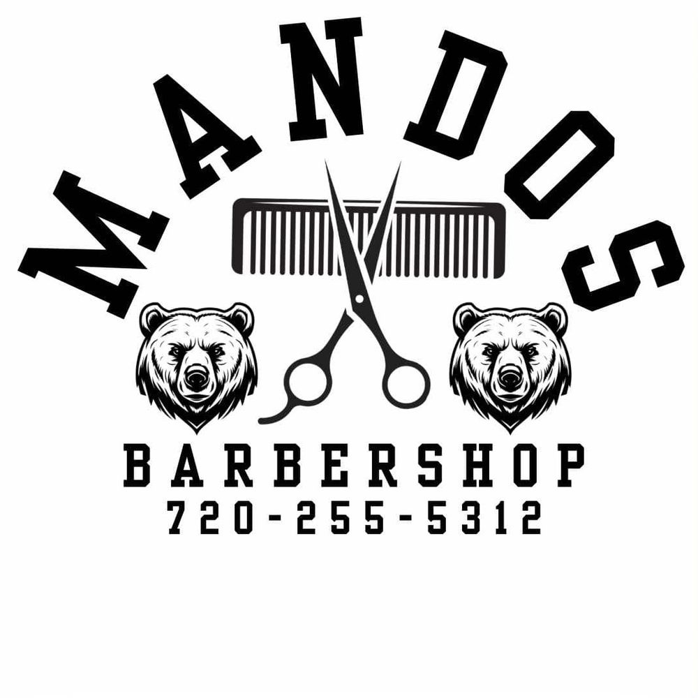 Mandos barbershop Logo