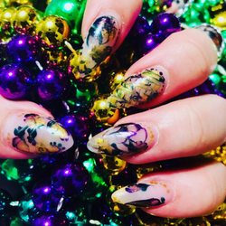 Nails By Jada - Mardi Gras sha