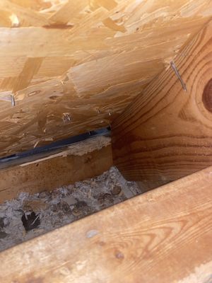 Found entry point that squirrels are using. - Customer was having a problem in there attic with squirrels. Inspected and found entry point and sealed up the opening, provided trapping and sanitation services. Found entry point that squirrels are using. - Customer was having a problem in there attic with squirrels. Inspected and found entry point and sealed up the opening, provided trapping and sanitation services.