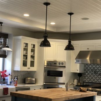A Plus Electric - Pendents at kitchen !!! - Electricians Near Me