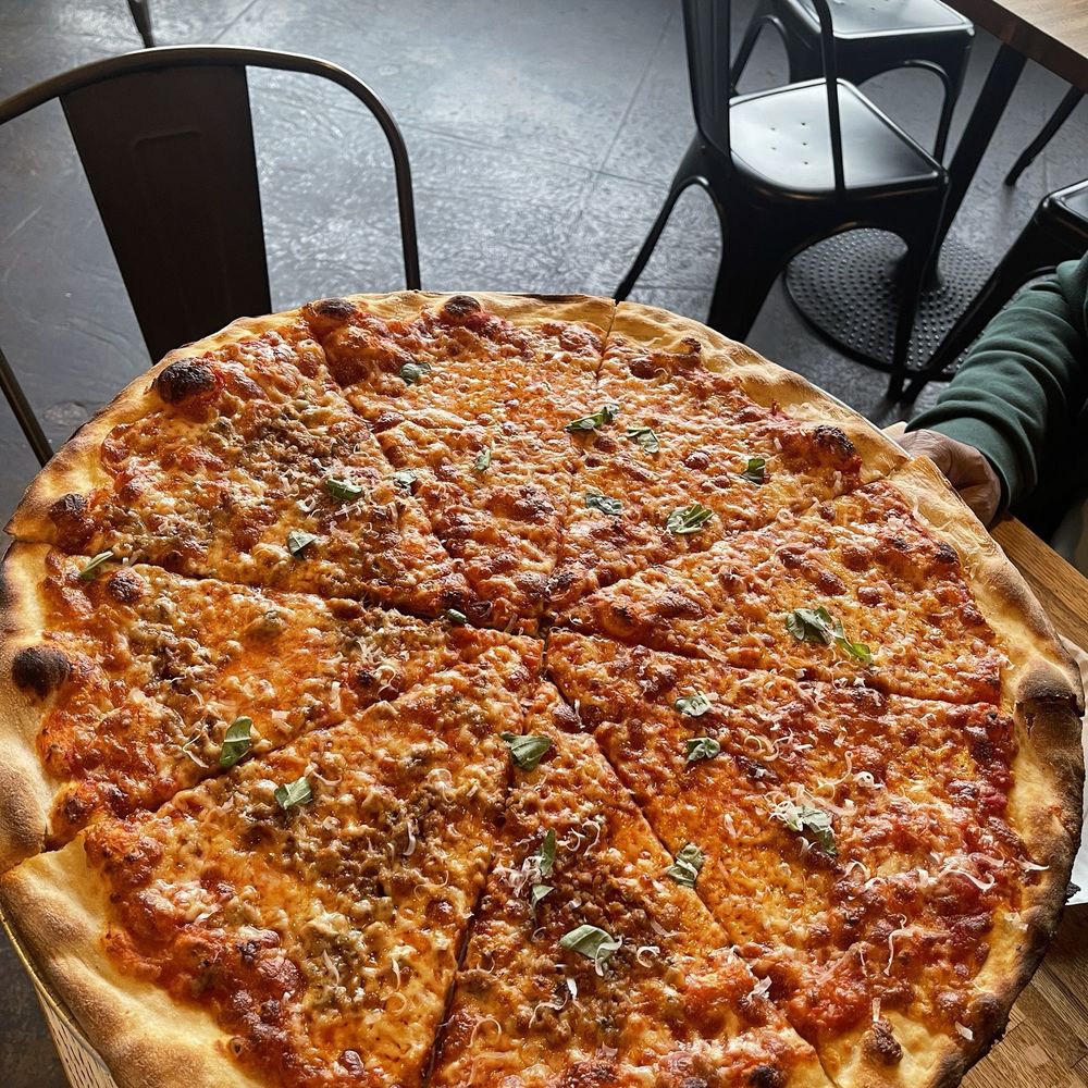 Via Della Slice Shop - Cheese pie. I took a really bad picture of this and it kind of looks dry and burnt. It was not I promise - Pizza Near Me - Phoenix, Arizona Via Della Slice Shop - Cheese pie. I took a really bad picture of this and it kind of looks dry and burnt. It was not I promise - Pizza Near Me - Phoenix, Arizona