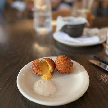 Fall Line Kitchen & Bar - Pimento Fritters oozing cheese - New American Near Me - Richmond, Virginia