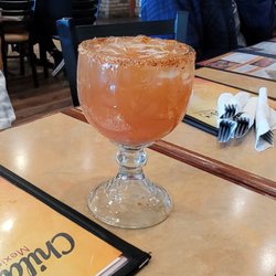 Chilangos Mexican Restaurant - Michelada mixed drink.