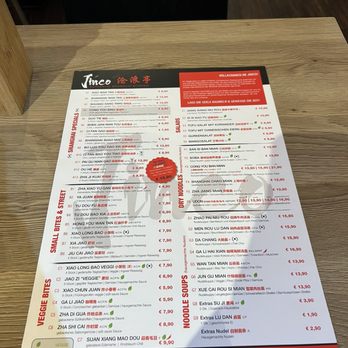 Jinco - Menu - Chinese Near Me - Vienna, 9