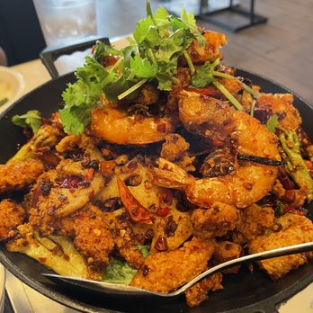 Chilispot - Dry pot chicken and shrimp - Szechuan Near Me - Columbus, Ohio Chilispot - Dry pot chicken and shrimp - Szechuan Near Me - Columbus, Ohio