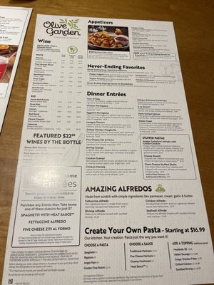Menu photo 4 Olive Garden Italian Restaurant Langley, BC Menu photo 4 Olive Garden Italian Restaurant Langley, BC
