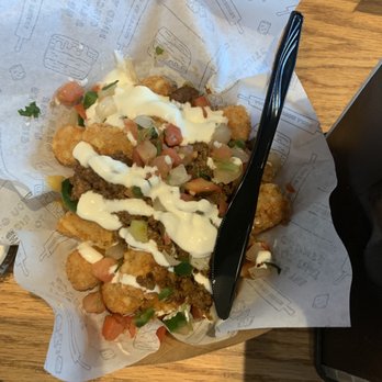 The Biscuit Bar - Mexican tater tots - also good. - Breakfast & Brunch Near Me - Arlington, Texas The Biscuit Bar - Mexican tater tots - also good. - Breakfast & Brunch Near Me - Arlington, Texas