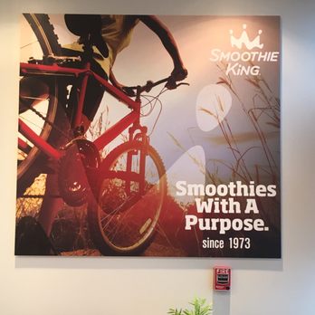 Smoothie King - a man riding a bicycle - Juice Bars & Smoothies Near Me - Papillion, Nebraska