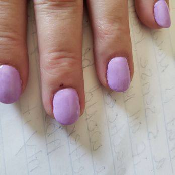 VIP Nails & Spa - cut up cuticles' and also you can see lumps. horrible job's or lack there of. - Nail Salons Near Me - Lakewood, California