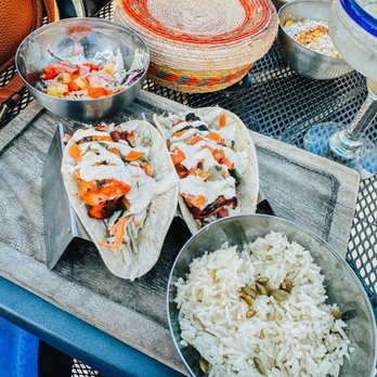Kahlo’s Cantina - Mahi Mahi tacos with rice and coleslaw - Mexican Near Me - Edmonds, Washington