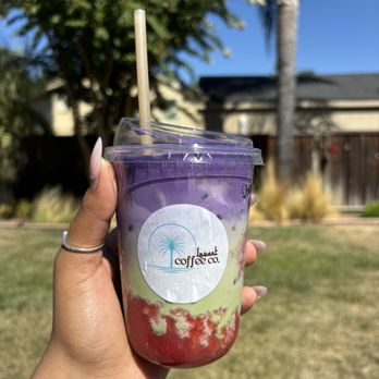 Levant Coffee - Strawberry ube matcha - Coffee & Tea Near Me Levant Coffee - Strawberry ube matcha - Coffee & Tea Near Me