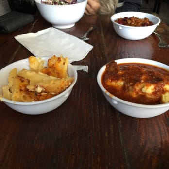 Bushfire Kitchen - Temecula - Homemade Mac & cheese, mash potatoes with brisket gravy. Soo good! - Gluten-Free Near Me - Temecula, California Bushfire Kitchen - Temecula - Homemade Mac & cheese, mash potatoes with brisket gravy. Soo good! - Gluten-Free Near Me - Temecula, California