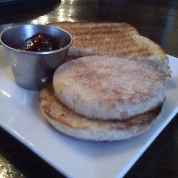 EAT - English Muffin, Sour dough bread and strawberry jelly. - Breakfast & Brunch Near Me - North Hollywood, California