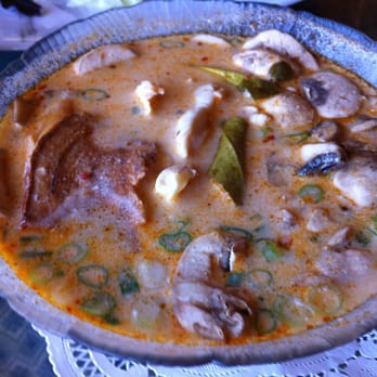 Siamese Bay Restaurant - Superb Red Curry Chicken Mushroom Soup - Thai Near Me - Monterey, California Siamese Bay Restaurant - Superb Red Curry Chicken Mushroom Soup - Thai Near Me - Monterey, California