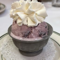 Blueberry chocolate chip ice cream. Blueberry chocolate chip ice cream.