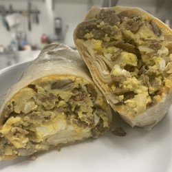 9er's Diner & Pub - Steak egg and cheese burrito