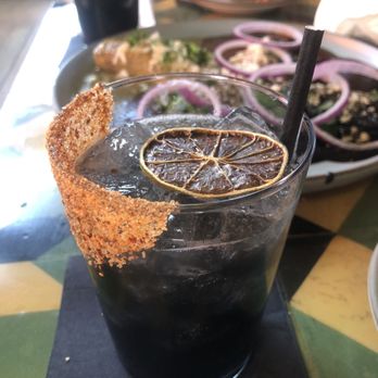 Madre - Charcoal Mezcal margarita - Mexican Near Me - Torrance, California